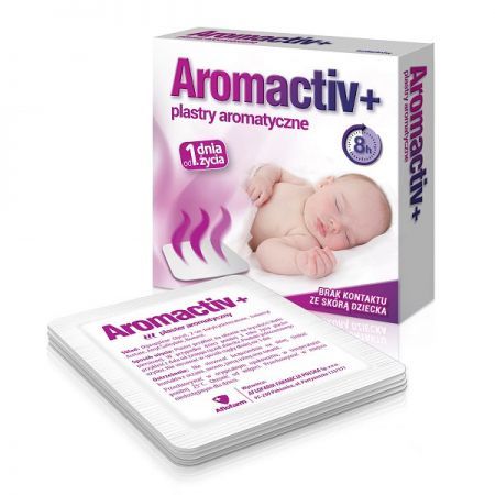 Aromactiv+, plastry aromatyczne, od urodzenia, 5 sztuk