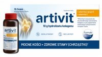 Artivit, płyn, smak owocowy, 15 fiolek po 25ml