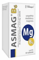 Asmag B6 (20mg+0,25mg), 50 tabletek