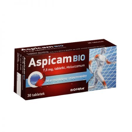 Aspicam Bio 7,5mg, 30 tabletek