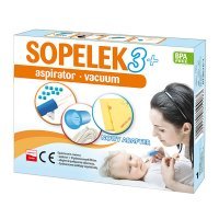 Aspirator do nosa Sopelek 3+ vaccum, 10 filtrów, adapter, 2 podkłady