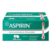 Aspirin 500mg, 100 tabletek