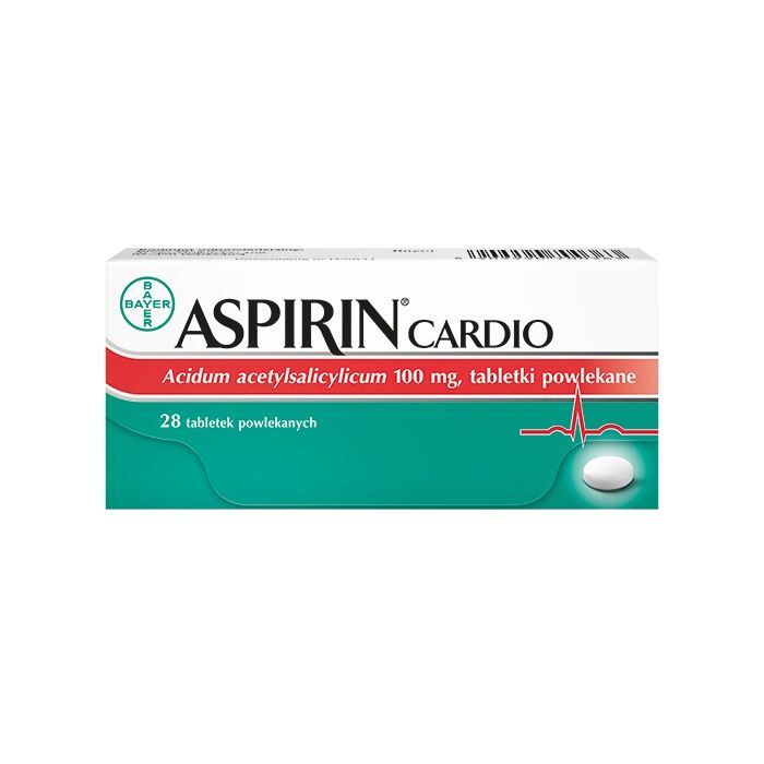 Aspirin Cardio 100mg, 28 tabletek Leki przeciwzakrzepowe Apteka Lek24.pl