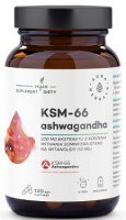 Aura Herbals, Ashwagandha KSM-66 200mg, 120 kapsułek