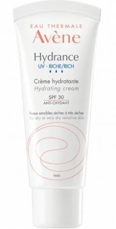 Avene Hydrance UV Rich, krem nawilżający, bogaty, SPF 30, 40ml