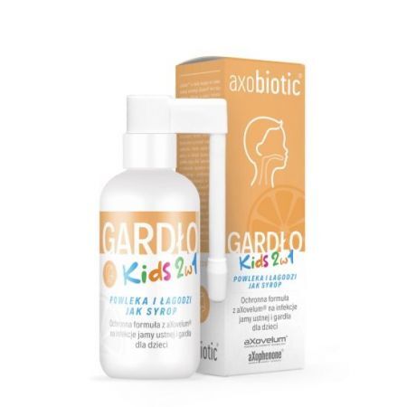 Axobiotic, Gardło Kids 2w1, ochronny spray do jamy ustnej dla dzieci, 30ml