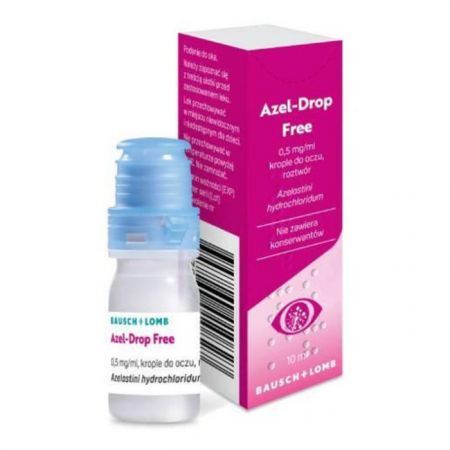 Azel-Drop Free 0,5mg/ml, krople do oczu, 10ml