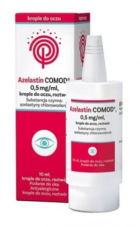 Azelastin Comod 0,5mg/ml, krople do oczu, 10ml