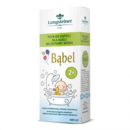 Bąbel, płyn do kąpieli dla dzieci na zatkany nosek, 400ml