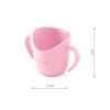 BabyOno, kubek treningowy Flow, różowy, po 6 miesiącu, 1463/04, 120ml