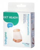 BabyOno, majtki poporodowe wielorazowe, siateczkowe, rozmiar M, 2 sztuki