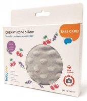 BabyOno, termofor z pestek wiśni, w pokrowcu, szary, 796/02, 1 sztuka