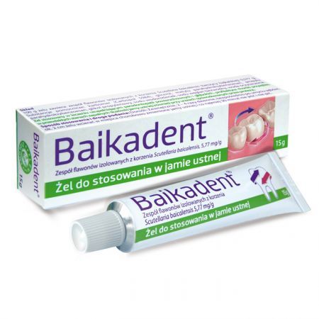 Baikadent 5,77mg/g, żel do stosowania w jamie ustnej, 15g