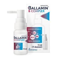 Ballamin B Complex, kompleks witamin B, aerozol doustny, 15ml