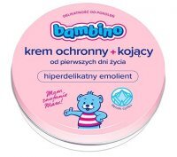 Bambino, krem ochronny + kojący, od pierwszych dni życia, 150ml