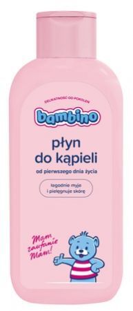 Bambino, płyn do kąpieli, dla niemowląt od pierwszego dnia życia, 400ml