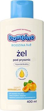 Bambino Rodzina, żel pod prysznic, powyżej 3 roku życia, mirabelka, 400ml