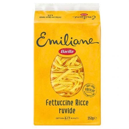 Barilla Emiliane, włoski makaron jajeczny, Fettucine Ricce ruvide, 250g