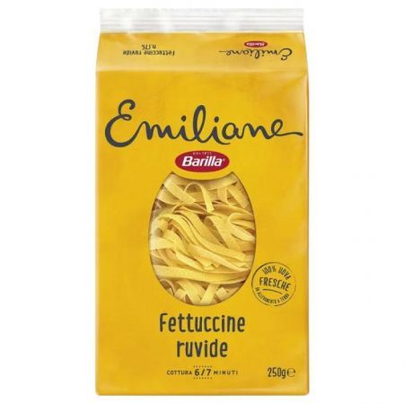 Barilla Emiliane, włoski makaron jajeczny, Fettucine ruvide, 250g