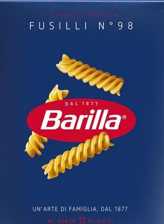 Barilla, włoski makaron, Fusilli N°98, 500g