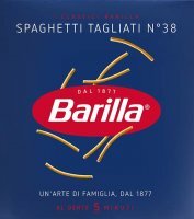 Barilla, włoski makaron, Spaghetti Tagliati N°38, 500g