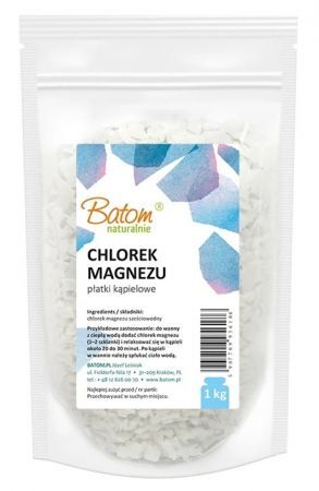 Batom, chlorek magnezu, płatki kąpielowe, 1000g