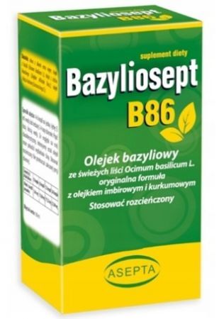 Bazyliosept B86, olejek bazyliowy, krople, 10ml