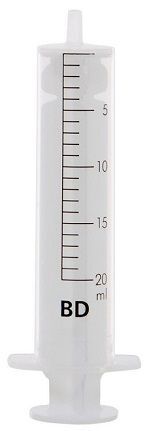 BD Strzykawka jednorazowa 20ml, sterylna, 1 sztuka