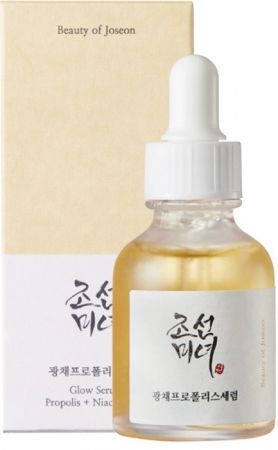 Beauty Of Joseon, Glow Serum Propolis + Niacinamide, wygładzające serum z niacynamidem i propolisem, 30ml