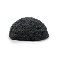 Bebevisa, gąbka Konjac do twarzy z dodatkiem z węgla bambusowego, czarna, 6,3-8cm, 1 sztuka