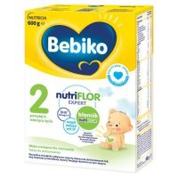 Bebiko 2 NutriFlor Expert, mleko modyfikowane, dla niemowląt po 6 miesiącu życia, 600g
