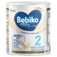 Bebiko 2 NutriFlor Pro+, mleko modyfikowane, dla niemowląt po 6 miesiącu życia, 700g