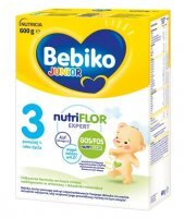 Bebiko Junior 3 NutriFlor Expert, formuła na bazie mleka, po 1 roku życia, 600g