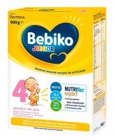 Bebiko Junior 4 NutriFlor Expert, formuła na bazie mleka, po 2 roku życia, 600g