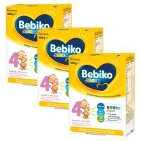 Bebiko Junior 4 NutriFlor Expert, formuła na bazie mleka, po 2 roku życia, trzypak (3x600g) DARMOWA DOSTAWA