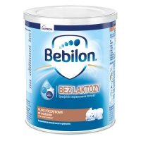 Bebilon bez laktozy, mleko początkowe dla niemowląt z nietolerancją laktozy, 400g