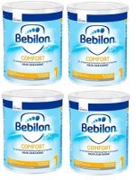 Bebilon Comfort 1, mleko początkowe dla niemowląt z tendencją do kolek i zaparć, czteropak (4x400g) DARMOWA DOSTAWA