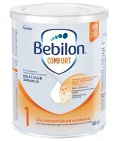 Bebilon Comfort 1, proszek, dla niemowląt z tendencją do kolek i zaparć, 400g