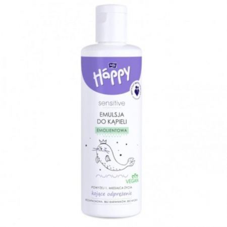 Bella Baby Happy Sensitive, emulsja emolientowa do kąpieli, po 1 miesiącu życia, 250ml