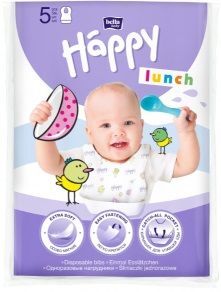 Bella Happy Lunch, śliniaki higieniczne, jednorazowe, 10 sztuk