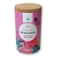 Ben&Anna Natural Care, sól do kąpieli, róża, 300g