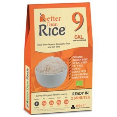 Better Than Rice, makaron konjac w kształcie ryżu, bezglutenowy, 385g