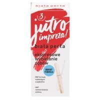 Biała Perła Jutro Impreza!, zestaw wybielający zęby, pasta+żel
