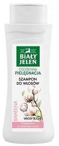 Biały Jeleń, Codzienna Pielęgnacja, szampon do włosów, bawełna, 300ml