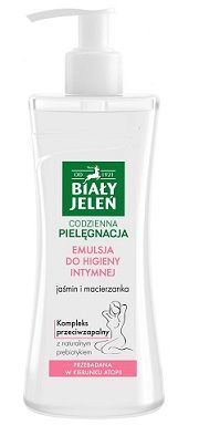 Biały Jeleń, emulsja do higieny intymnej, jaśmin i macierzanka, 265ml