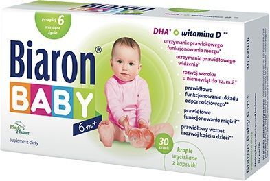 Biaron Baby, po 6 miesiącu życia, 30 kapsułek twist-off