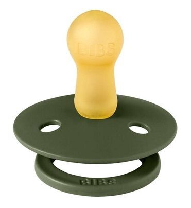 Bibs Colour, smoczek uspokajający, kauczuk, green hunter, rozmiar M, po 6 miesiącu, 1 sztuka