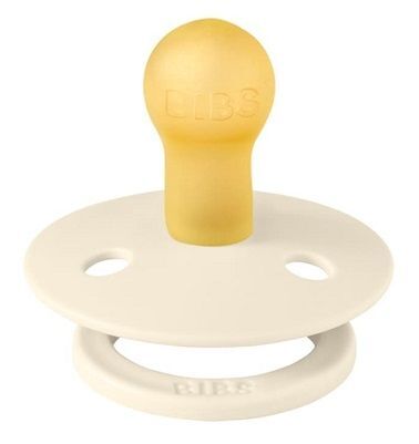 Bibs Colour, smoczek uspokajający, kauczuk, sage&ivory, rozmiar S, od urodzenia, 2 sztuki