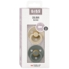 Bibs Colour, smoczek uspokajający, kauczuk, vanilla&pine, rozmiar M, po 6 miesiącu, 2 sztuki