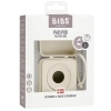 Bibs Pacifier Box 2w1, etui do smoczków i pojemnik do sterylizacji smoczków, ivory, 1 sztuka